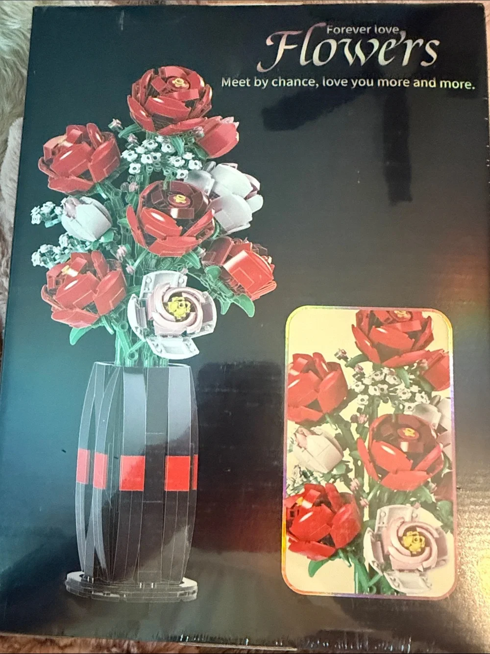 Building-Block Beautiful Bouquet 860 Pieces